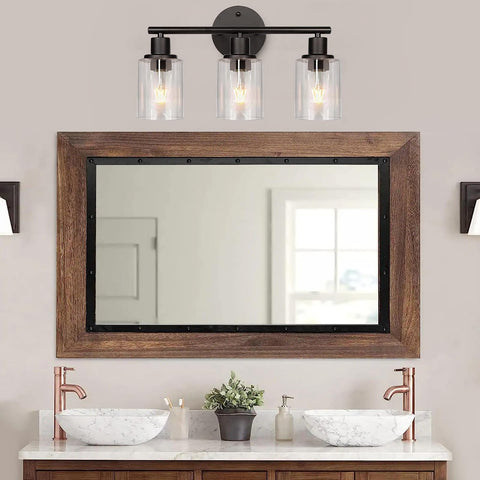 Heat-insulated quenched glass protects lamp while showing bulbs