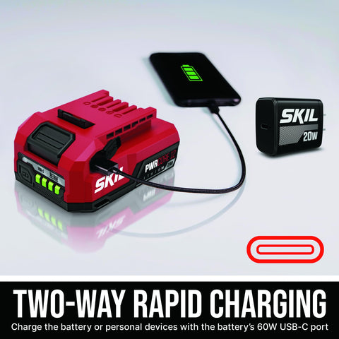 Drill kit includes belt clip and bits for ready-to-go installations.