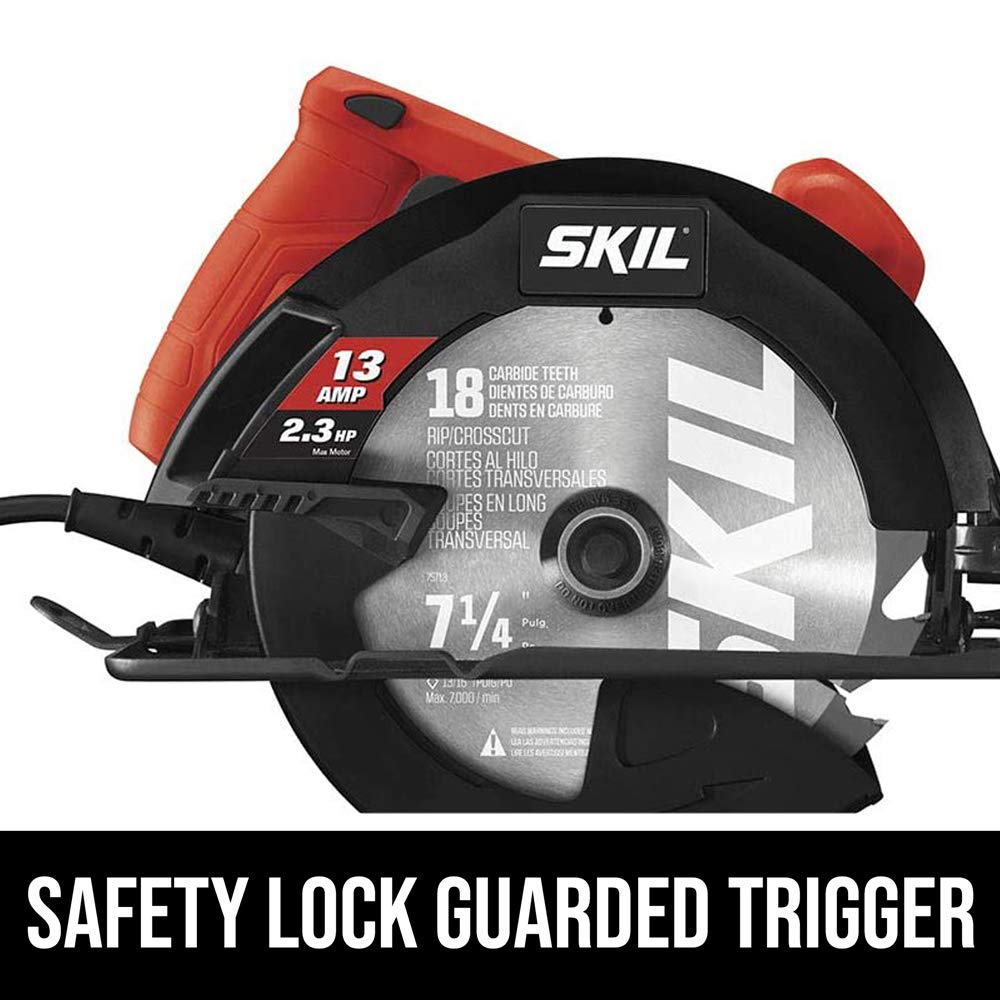 Skil 5080-01 circular saw 45-degree positive stop for fast setups