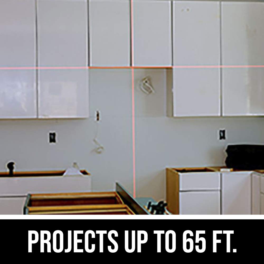 SKIL LL932201 horizontal and vertical lines guide precise tile, wallpaper, and shelf alignment.