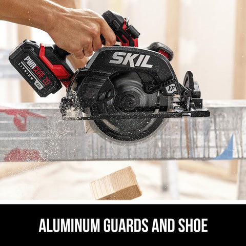 SKIL PWR CORE 20 circular saw with 2-5-8-in depth of cut for thick materials