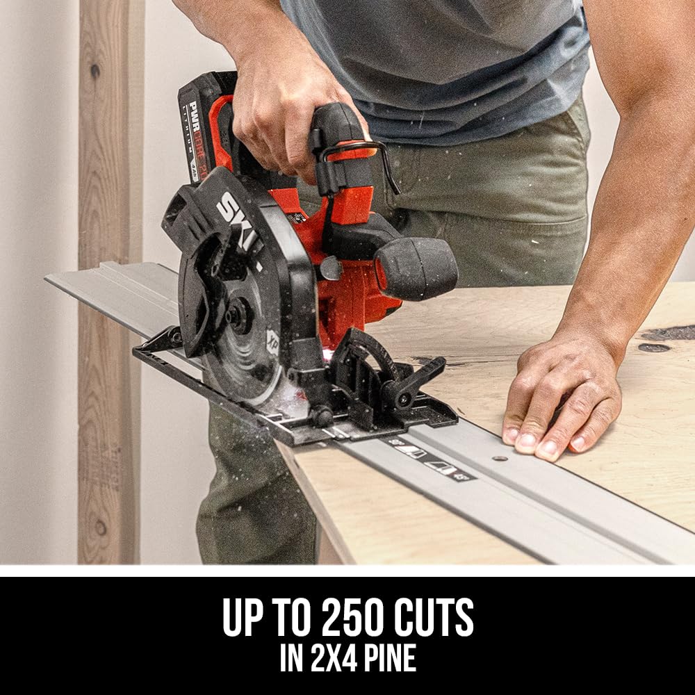 SKIL PWR CORE 20 circular saw with digital brushless motor delivering smooth power