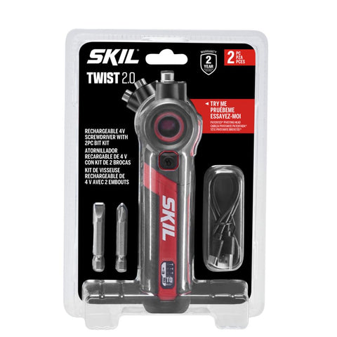 SKIL Twist 2.0 pivoting head enables tight-space driving
