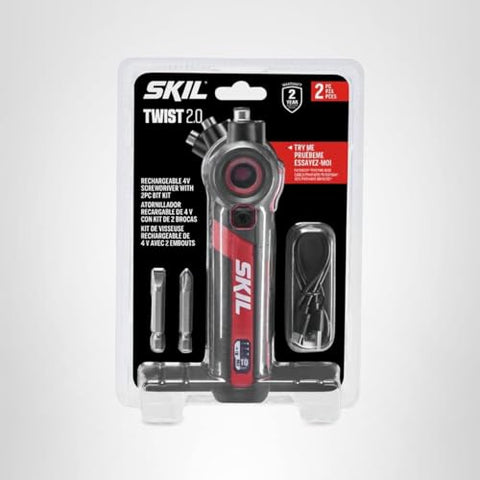 SKIL Twist 2.0 USB-C cable included for charging on the go