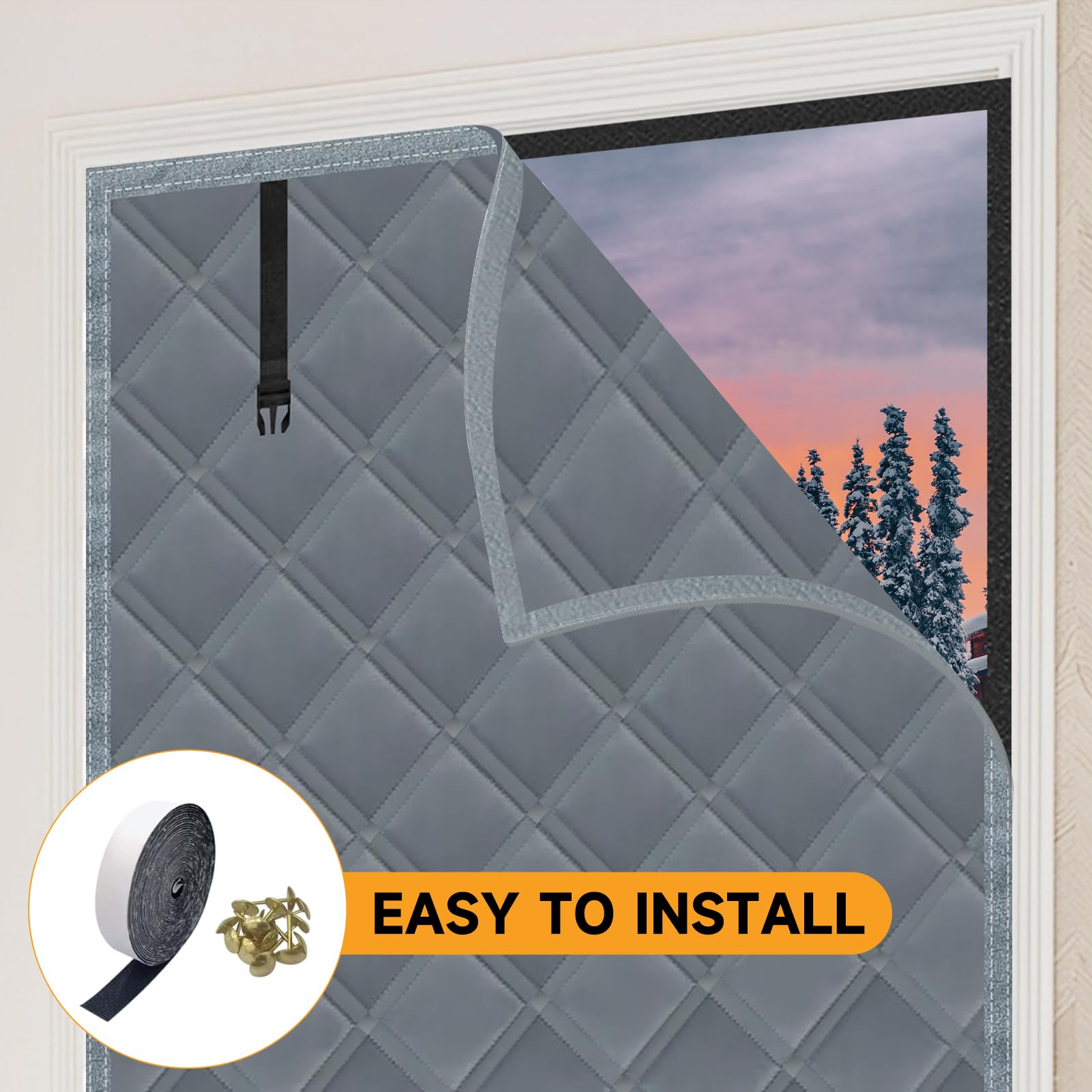 Skloopearg insulation panel on window blocks drafts