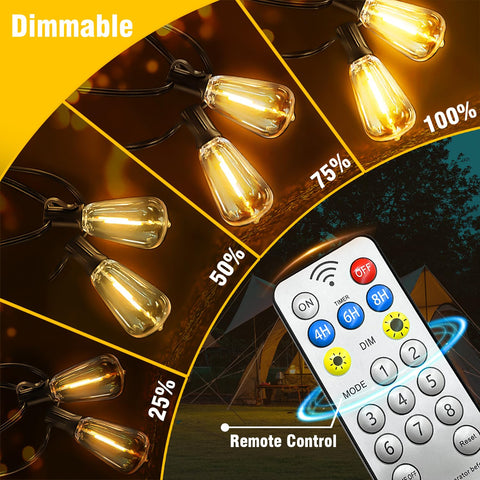 Skoiuc remote control demonstrates eight modes and dimming for versatile ambiance.