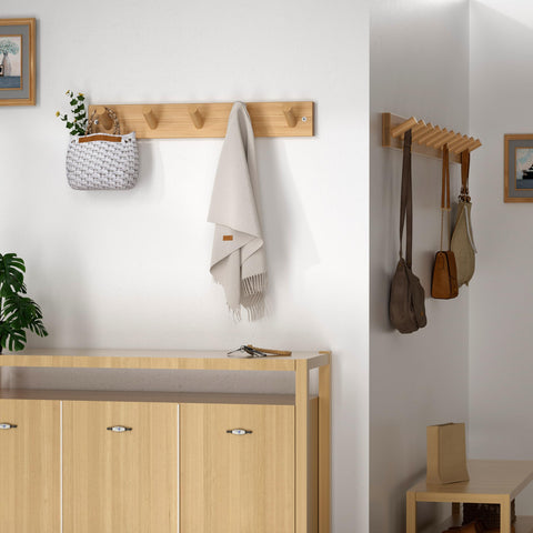 16-inch hole-to-hole spacing on SKOLOO coat rack for ample garment space