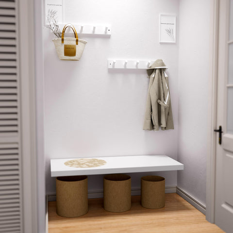 SKOLOO moisture-resistant bamboo finish preserves look in damp areas.