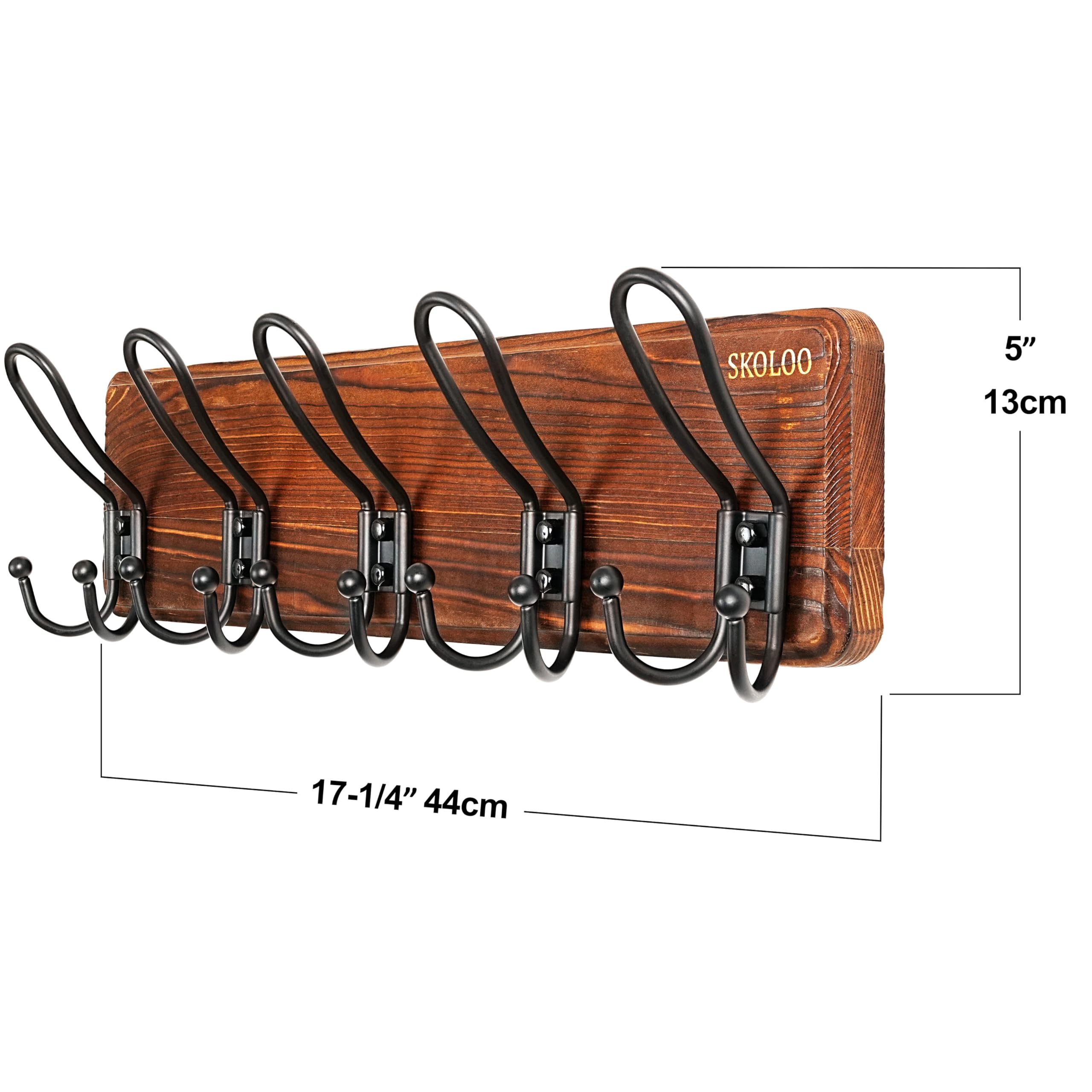 No-assembly installation with SKOLOO coat rack simplifies mounting and instant organization.