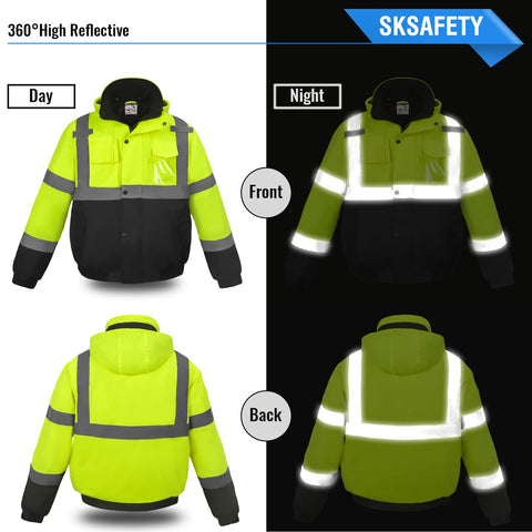 SKSAFETY fleece-lined interior keeps warmth without bulk during long shifts.