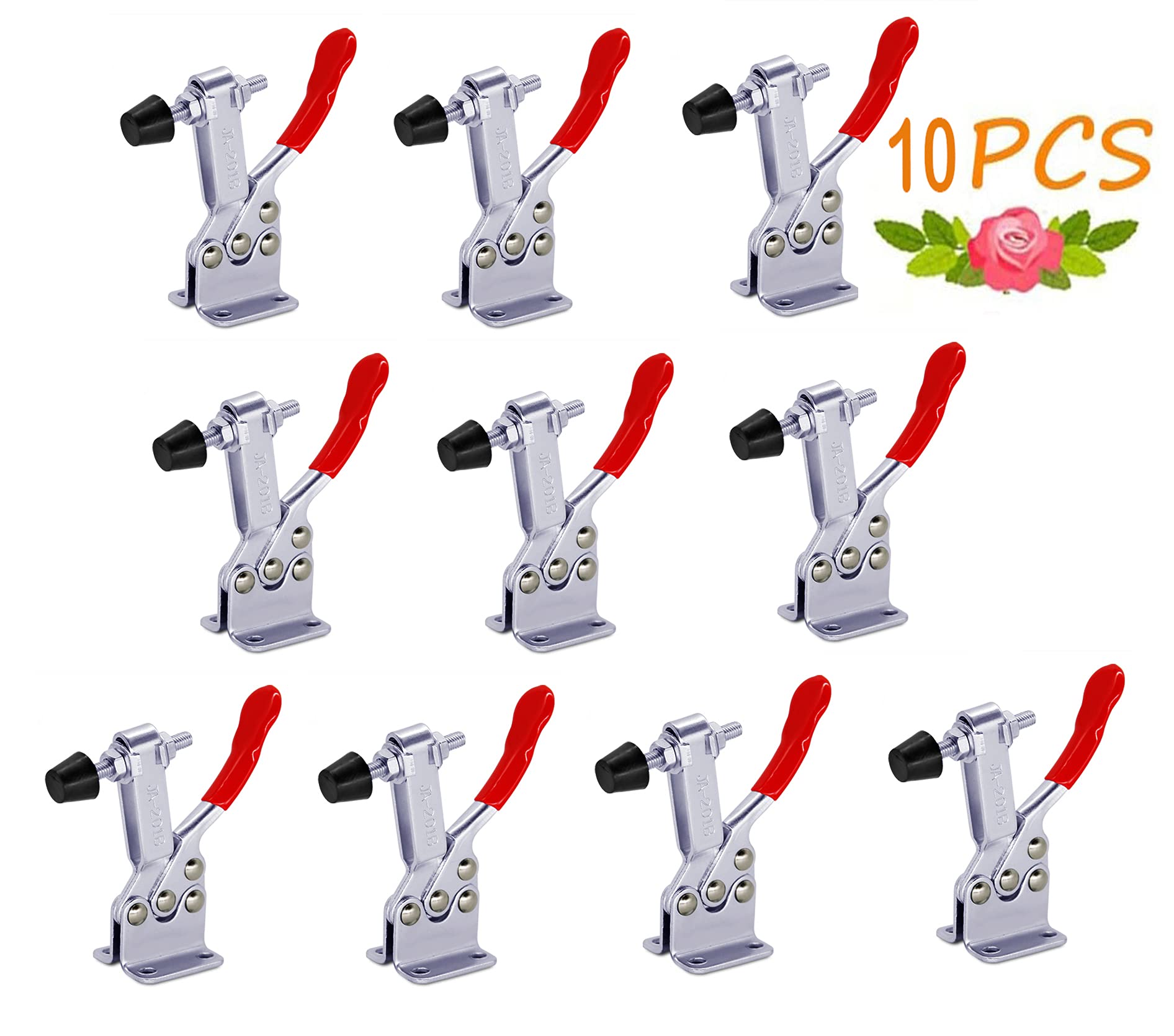 SKYCY 10-pack hold down clamps with quick-release lever for fast workholding