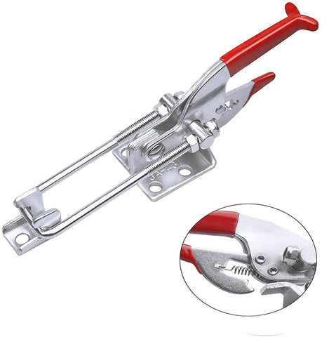 SKYCY adjustable screw toggle clamp demonstrates quick mounting and force control
