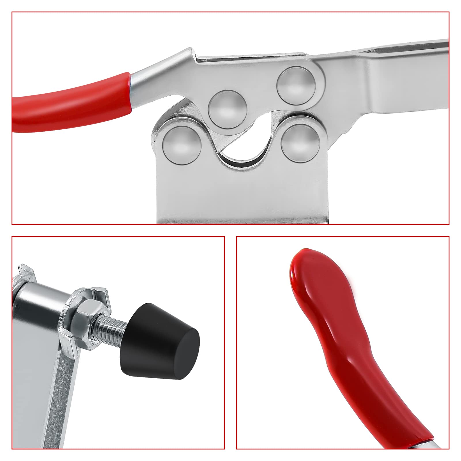 Cold-rolled carbon steel construction for durable clamps