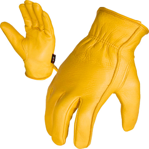 SKYDEER deerskin gloves enhance dexterity for handling small parts and tools.