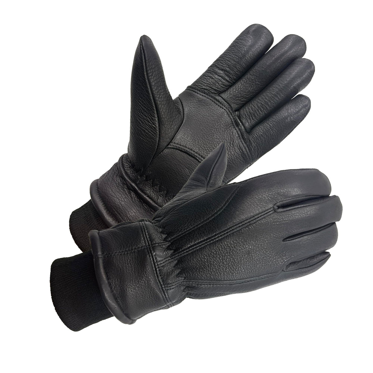 Skydeer deerskin gloves full-grain close-up shows soft, durable leather for everyday work.
