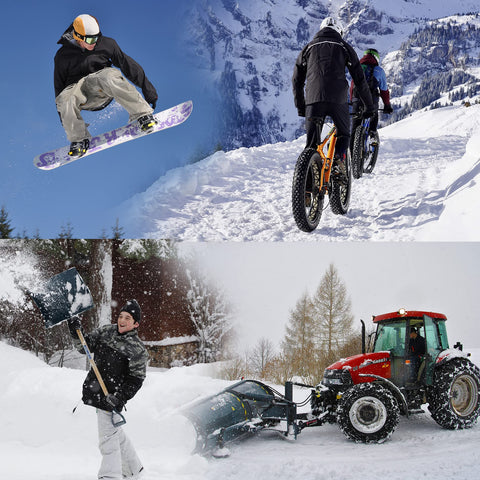 Skydeer ski and hike ready gloves provide thermal insulation for outdoor activity.