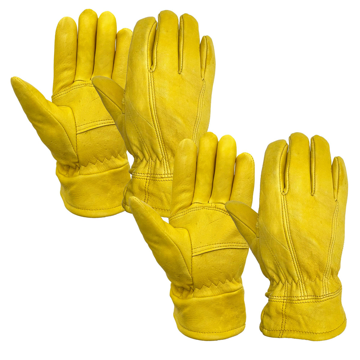 Skydeer premium wild elkskin gloves front view showing durable grip for heavy tasks.