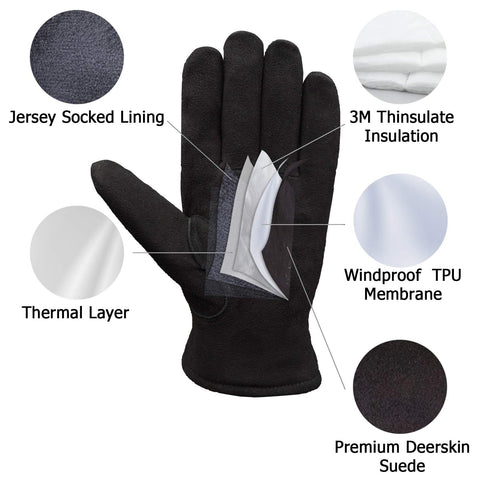SKYDEER thermal jersey lining delivers moisture-wicking warmth and comfort