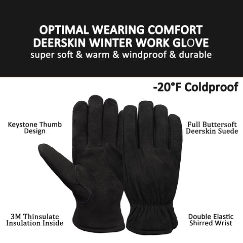 SKYDEER windproof design with 3M Thinsulate adds warmth in cold winds