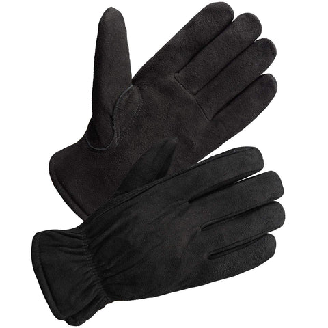 SKYDEER winter work gloves show deerskin suede texture for soft warmth and comfort