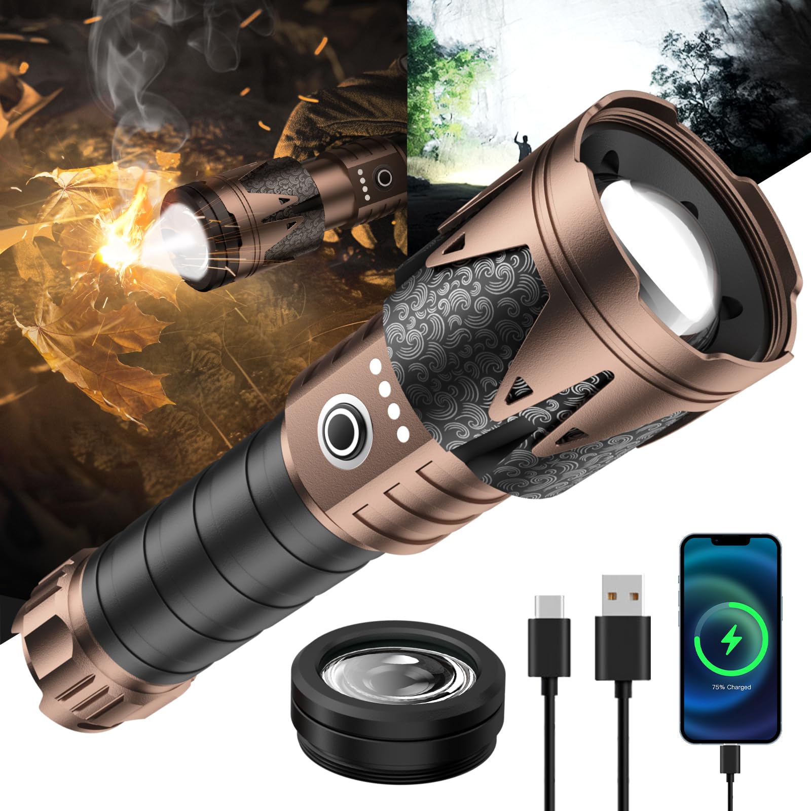 SKYFIRE ignition head and charging cable included in gift box