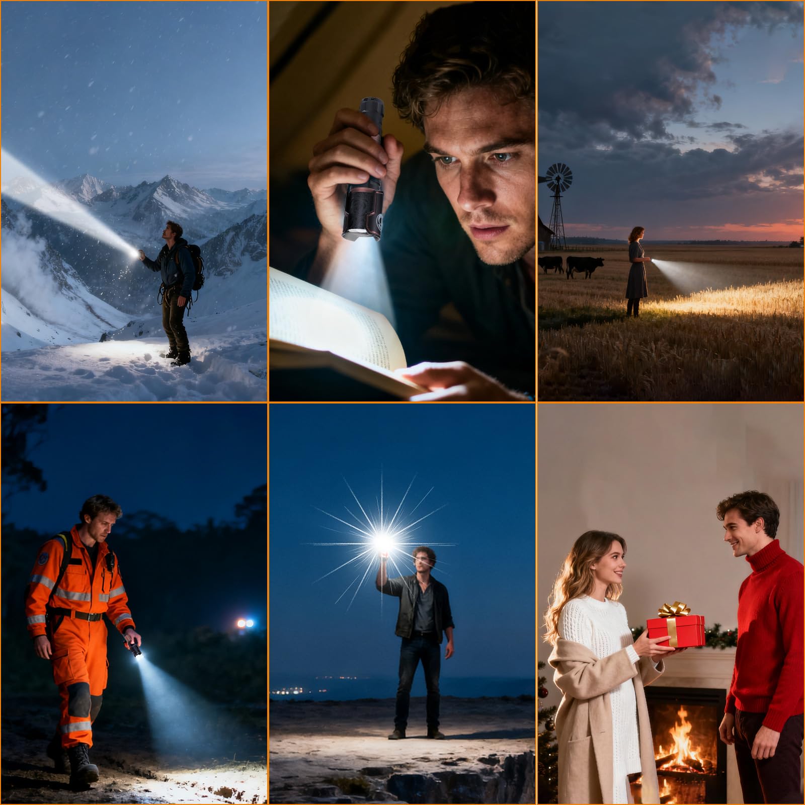 SKYFIRE gift-ready packaging suitable for campers and outdoor enthusiasts.