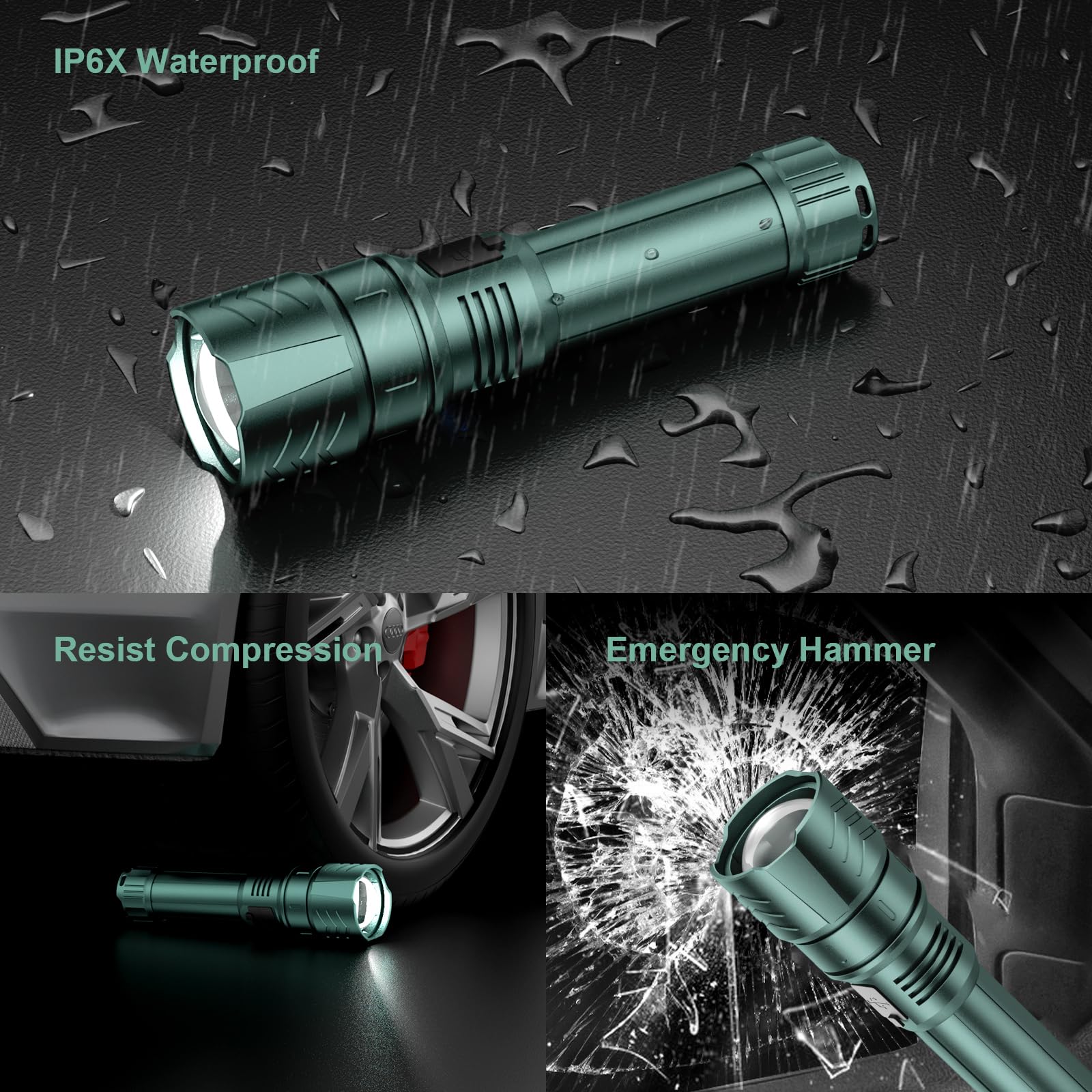 SKYFIRE built-in emergency tool and lanyard for safety and carry ease