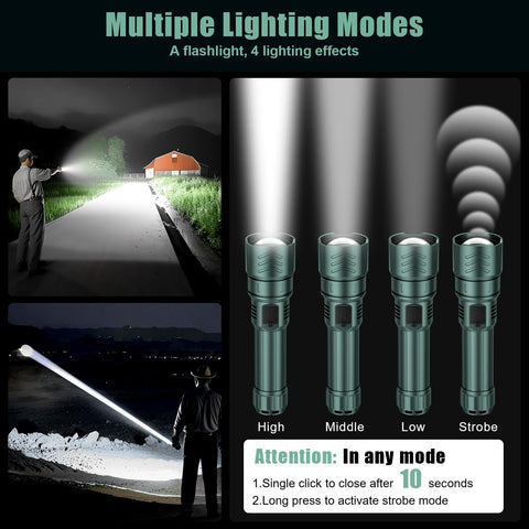 SKYFIRE four modes with smart switch for adaptable brightness