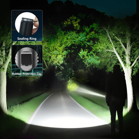SkyFIRE durable aluminum body emphasizes drop resistance and weatherproof design.