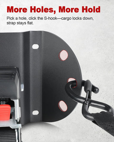 SkyJDM 1600lb break strength supports heavy cargo with stable restraint