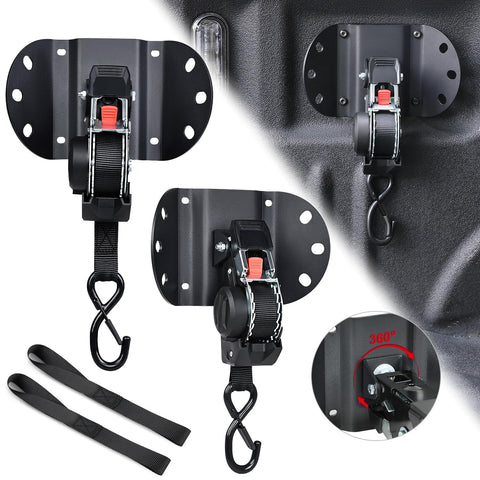 SkyJDM retractable straps install easily on Ford F-150 BoxLink for secure cargo