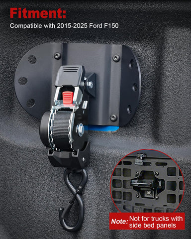 Robust locking mechanism prevents inadvertent release on rough roads