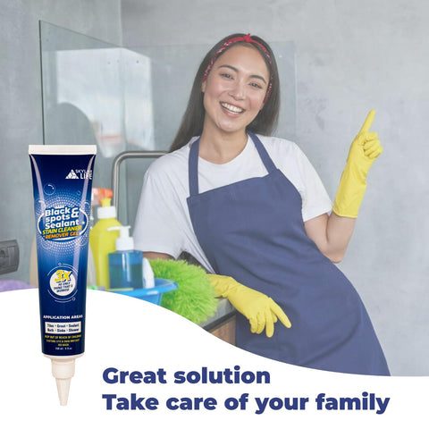 SKYLAR LIFE 2-pack grout stain whitener in-use on tiles for easier maintenance