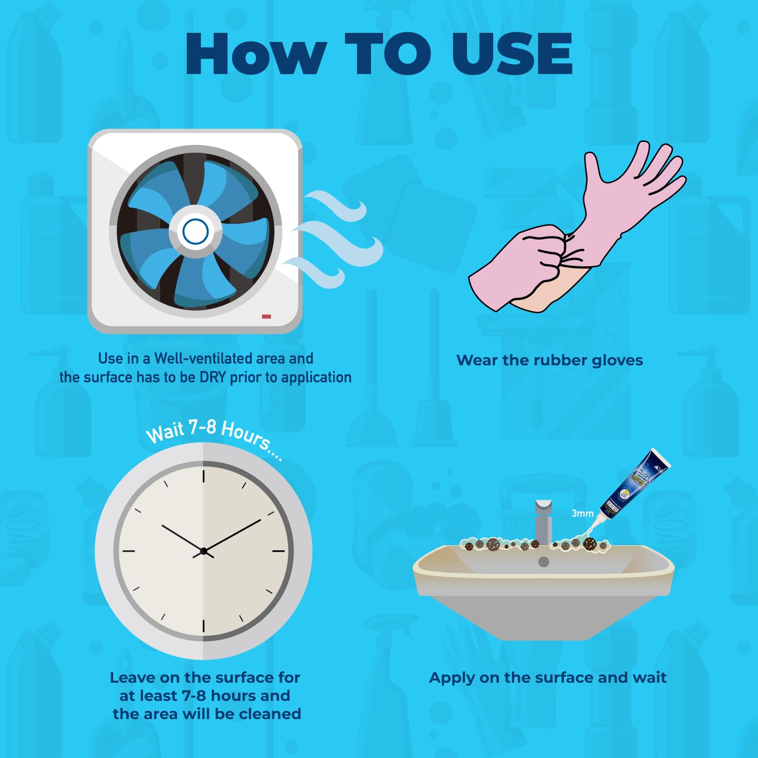 SKYLAR LIFE Stain Pro Solver restores tile, glass, and stainless to clean