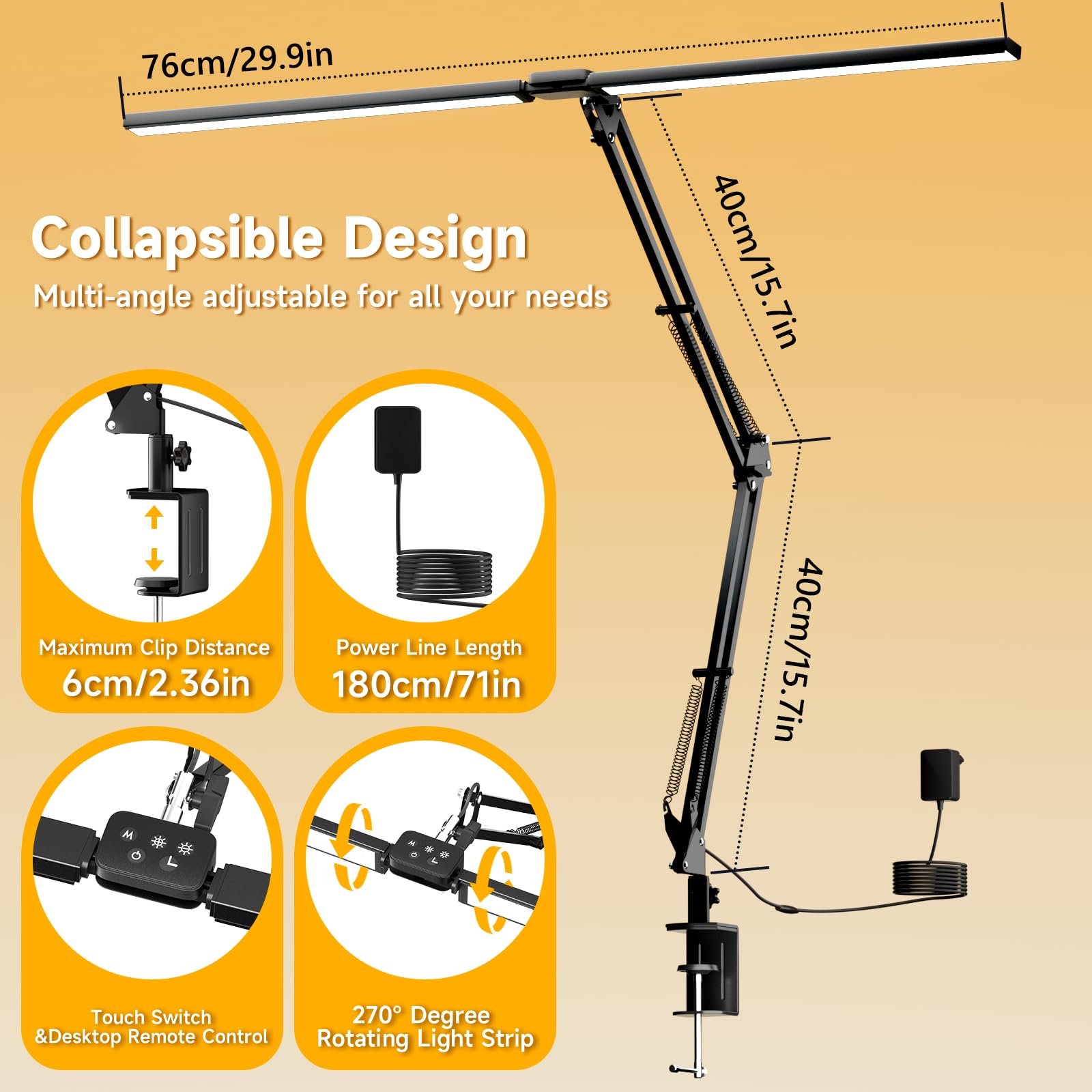 SKYLEO color temperature range 3500K–7000K supports different times of day