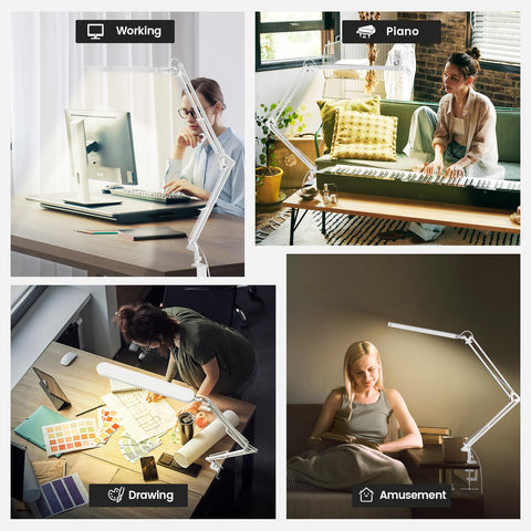 CRI 90 enhances color accuracy for crafts and editing.