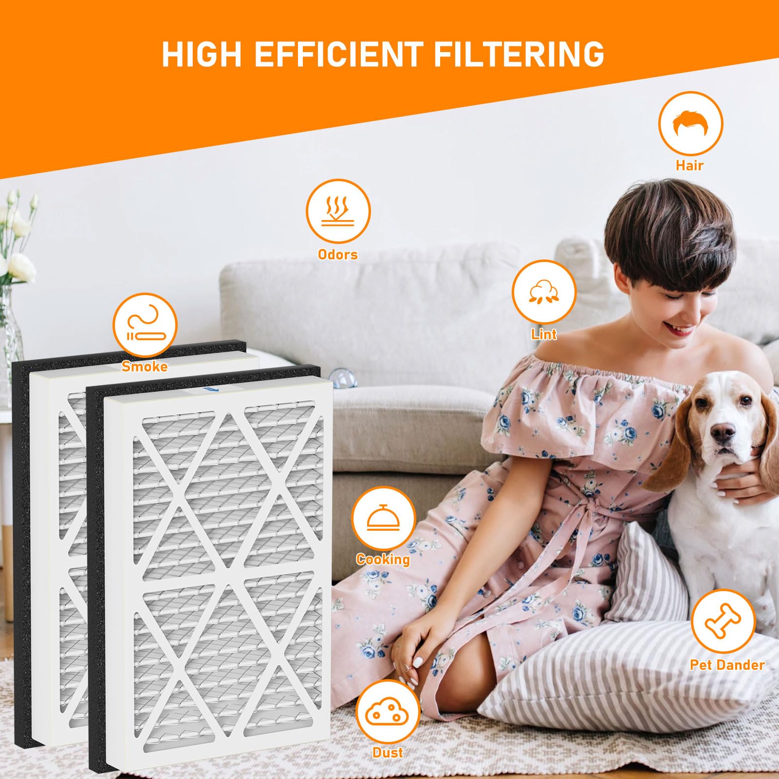Pleated MERV13 design by Skymechy enhances particle capture while preserving airflow.