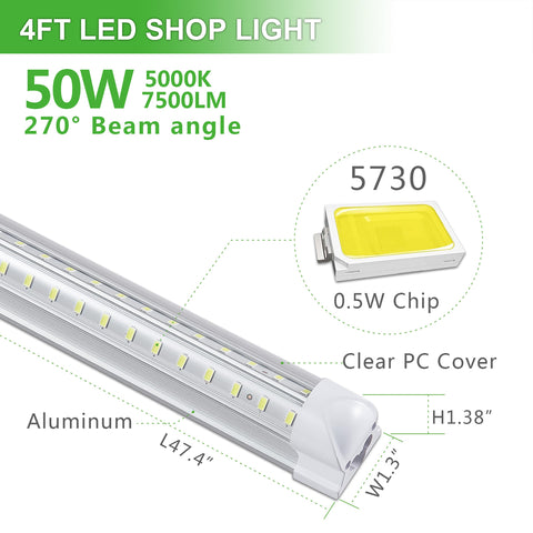 Skymoatled 270deg beam LED provides wide coverage for dark corners.