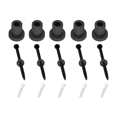 SKYSEN barn door spacer in black 1-5/16 inches for precise alignment and stability.