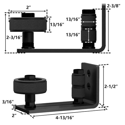 SKYSEN black powder coated finish adds durability and style.