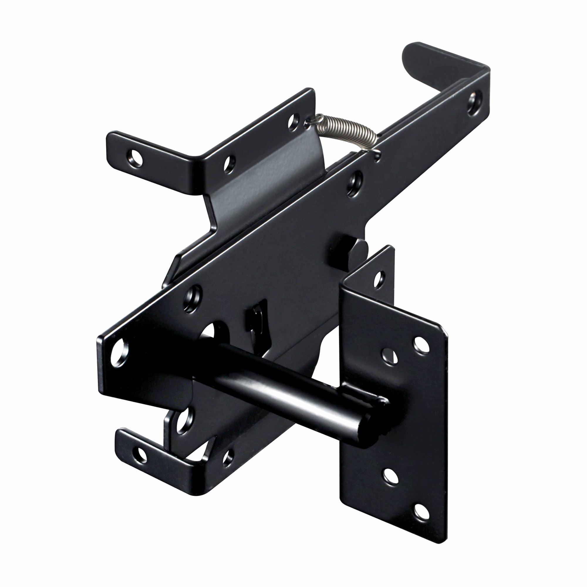 SKYSEN 2066-CS-P carbon steel latch on post-mount for wood or vinyl fences