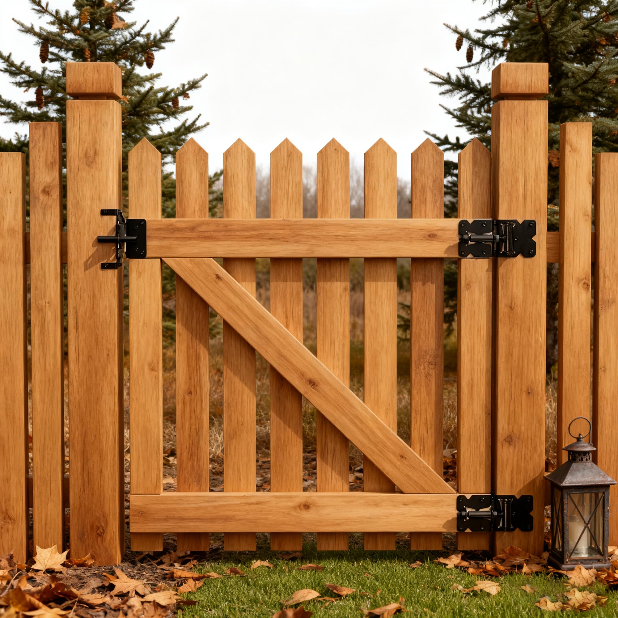 SKYSEN black finish hinge for outdoor use.