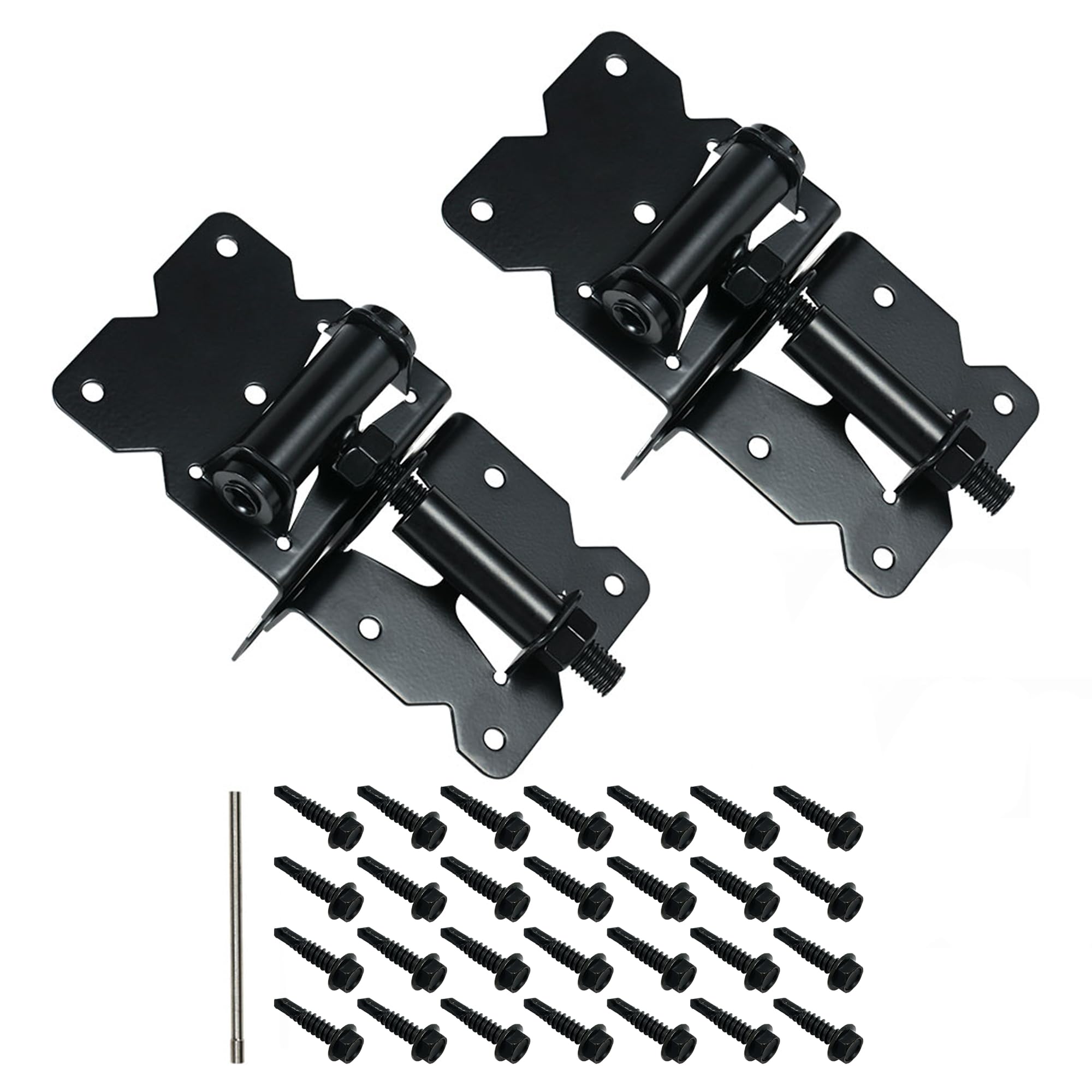 SKYSEN compatible with vinyl and wood fences for secure closure.