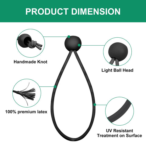 Skytened bungee ball car trailer use keeping gear fastened during transit.