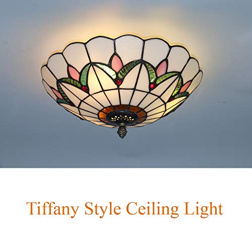 Skyweel artisanal stained-glass ceiling light adds artful detail to interiors.
