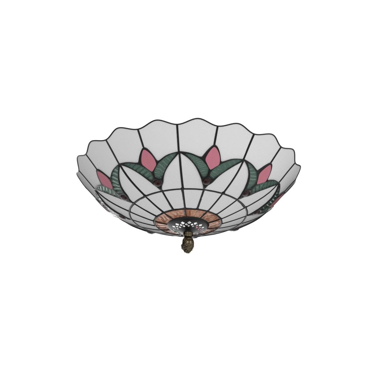 Skyweel dining-room Tiffany glass light creates a refined centerpiece.