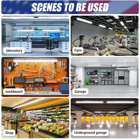 SLAclite 4ft LED vapor-tight light, walk-in cooler ready illumination.