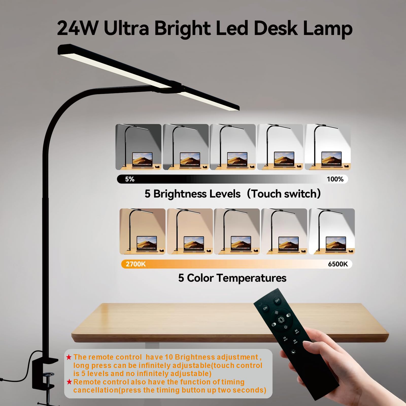 SLDRZN LED Desk Lamp with 360 gooseneck enables flexible positioning for precise illumination.