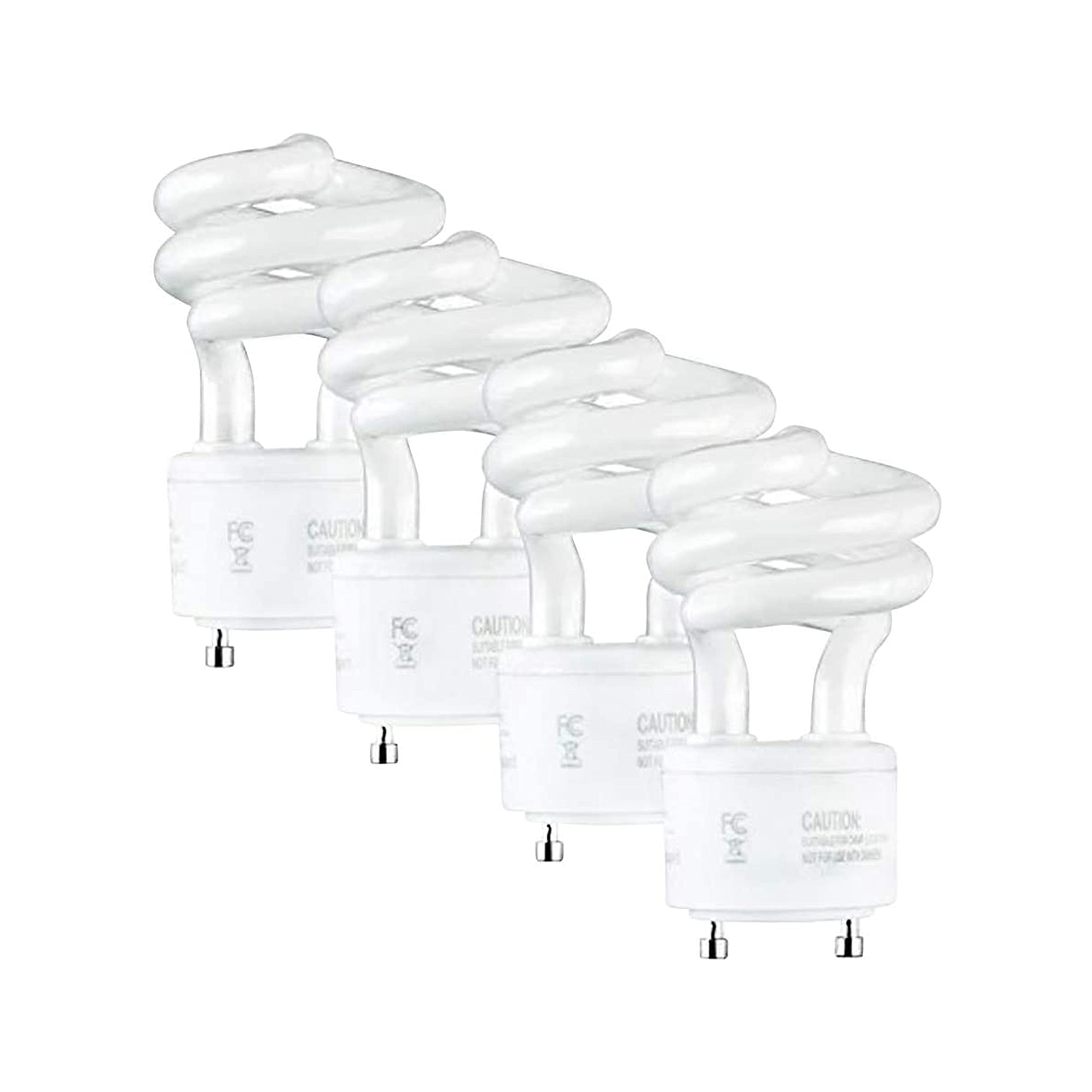 SLEEKLIGHTING 13W GU24 pack front view highlighting energy-efficient CFL bulbs for home use.