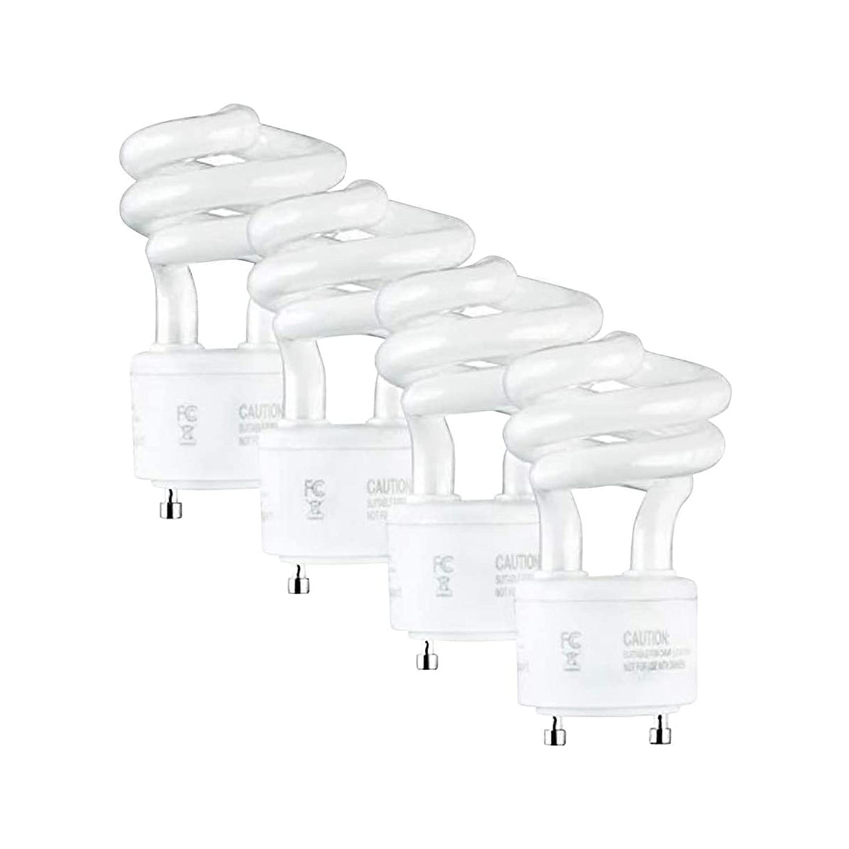 SLEEKLIGHTING 13W GU24 pack front view highlighting energy-efficient CFL bulbs for home use.
